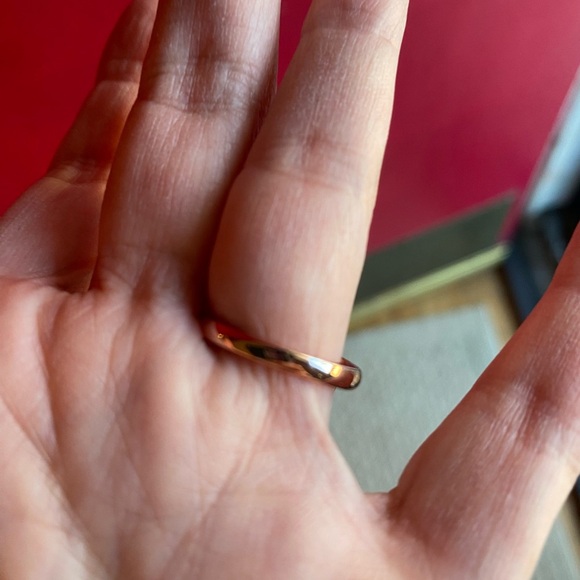 Large pink cubic zirconia heart ring 18kt Rose Gold plated sterling Silver - Picture 7 of 9